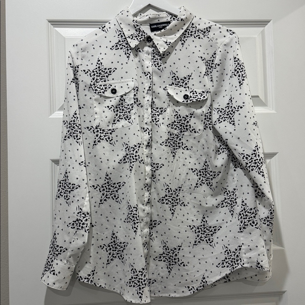Karl Lagerfeld Star Blouse